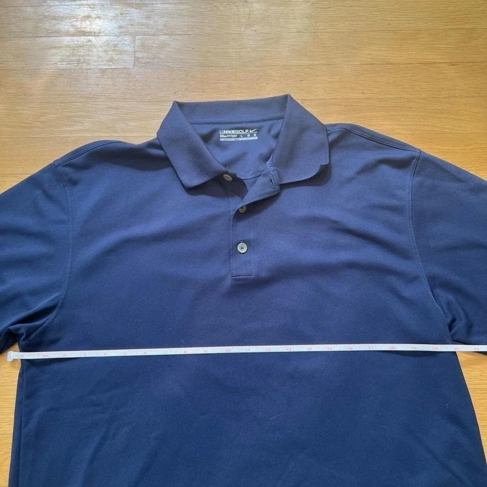 Nike Golf polo shirt in navy blue, Men's Large - Picture 5 of 7